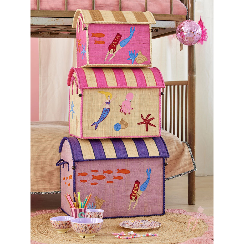 Rice kurvhuset för förvaring, Sjöjungfru-tema