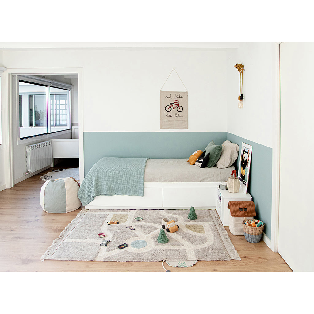 Lorena Canals tvättbar lekmatta, matta, EcoCity - 120 x 170 cm