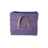 Rice kurv m læderhank, Dark lavender 