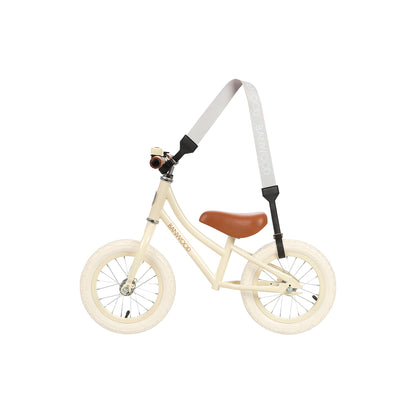 Banwood Carry strap, bärrem till skateboard, sparkcykel och balanscykel - Cream