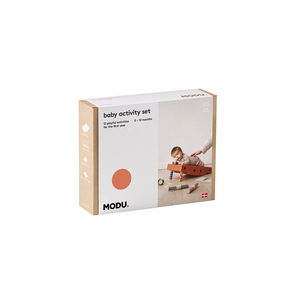 Modu Baby Motorikset, Burnt orange/ dusty green