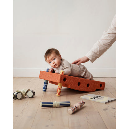 Modu Baby Motorikset, Burnt orange/ dusty green