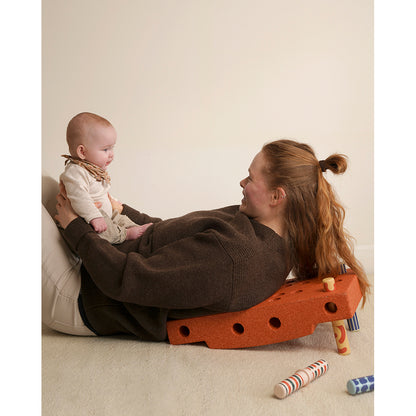 Modu Baby Motorikset, Burnt orange/ dusty green