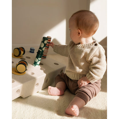 Modu Baby Motoriksæt, Sand grey/Honey yellow