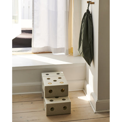 Modu 3-i-1 lära-gåvagn, aktivitetsleksak i skum - Sand grey/ Honey yellow