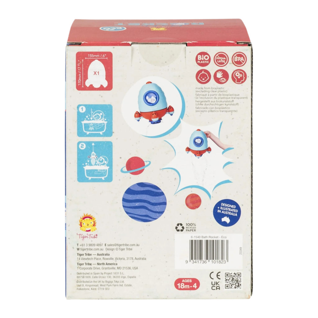 Tiger Tribe badleksak, Bath rocket - Roterande badraket