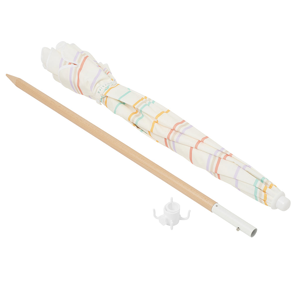 Sunnylife strandparasol, UP50+ faktor - Rio Sun Multi Stripe