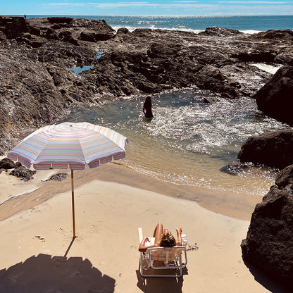 Sunnylife strandparasol, UP50+ faktor - Rio Sun Multi Stripe