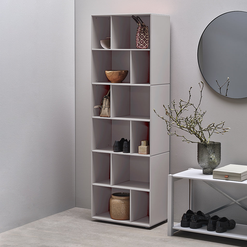 By Aulum Beverly bokhylla, 59x177 cm – Mushroom