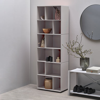 By Aulum Beverly bokhylla, 59x177 cm – Mushroom