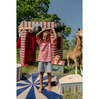 By Astrup Vintage Circus starkmansvikt