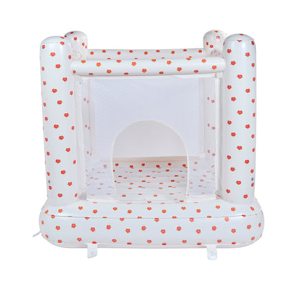 Sunnylife Oppustelig hoppeborg, 3-6 år - Poppy the Peach