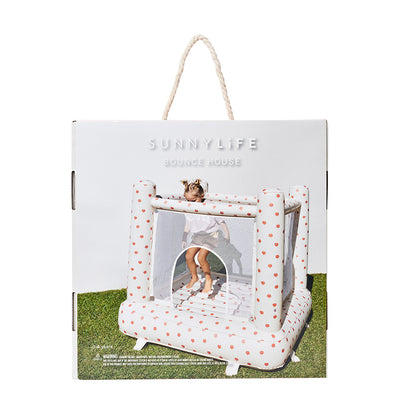 Sunnylife Uppblåsbar hoppborg, 3-6 år - Poppy the Peach