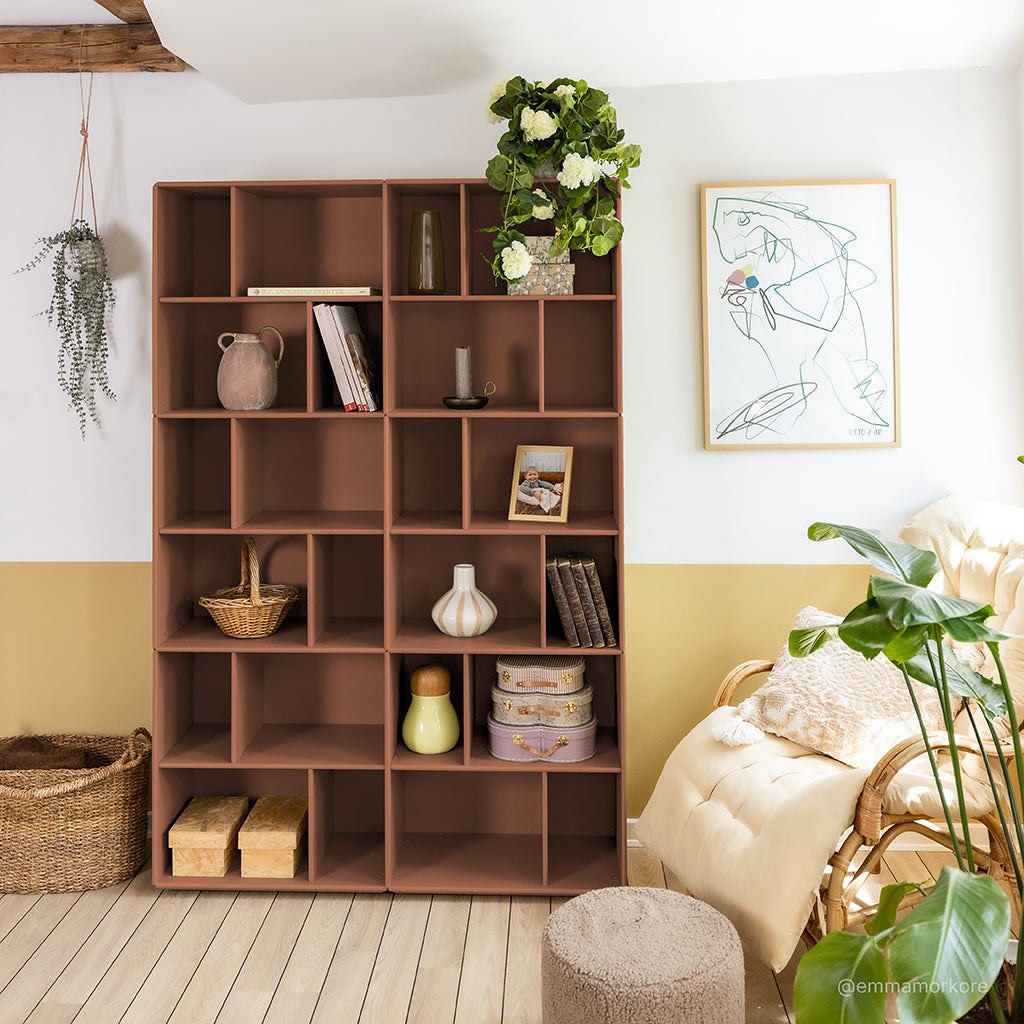 By Aulum Brooklyn gulvreol, 117x177 cm - Rusty