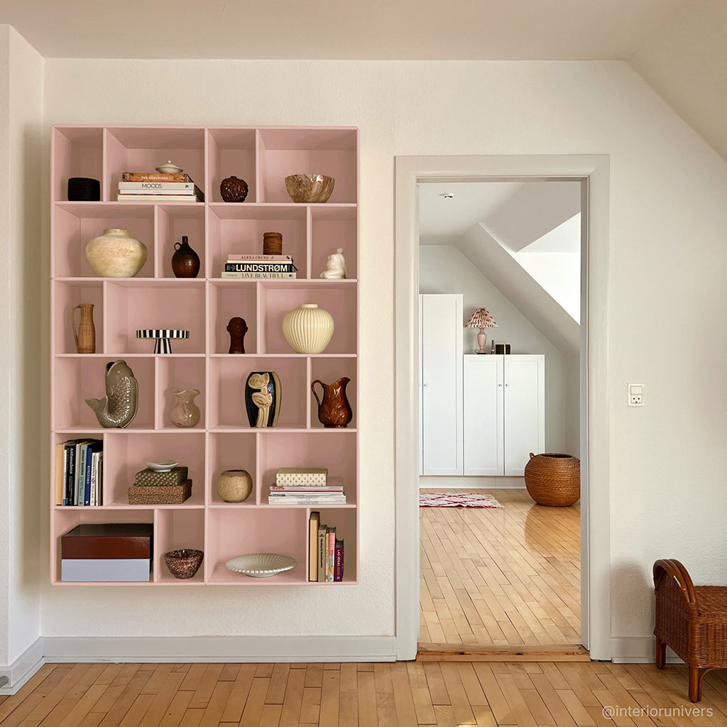 By Aulum Brooklyn väggreol, 117x177 cm – Blush