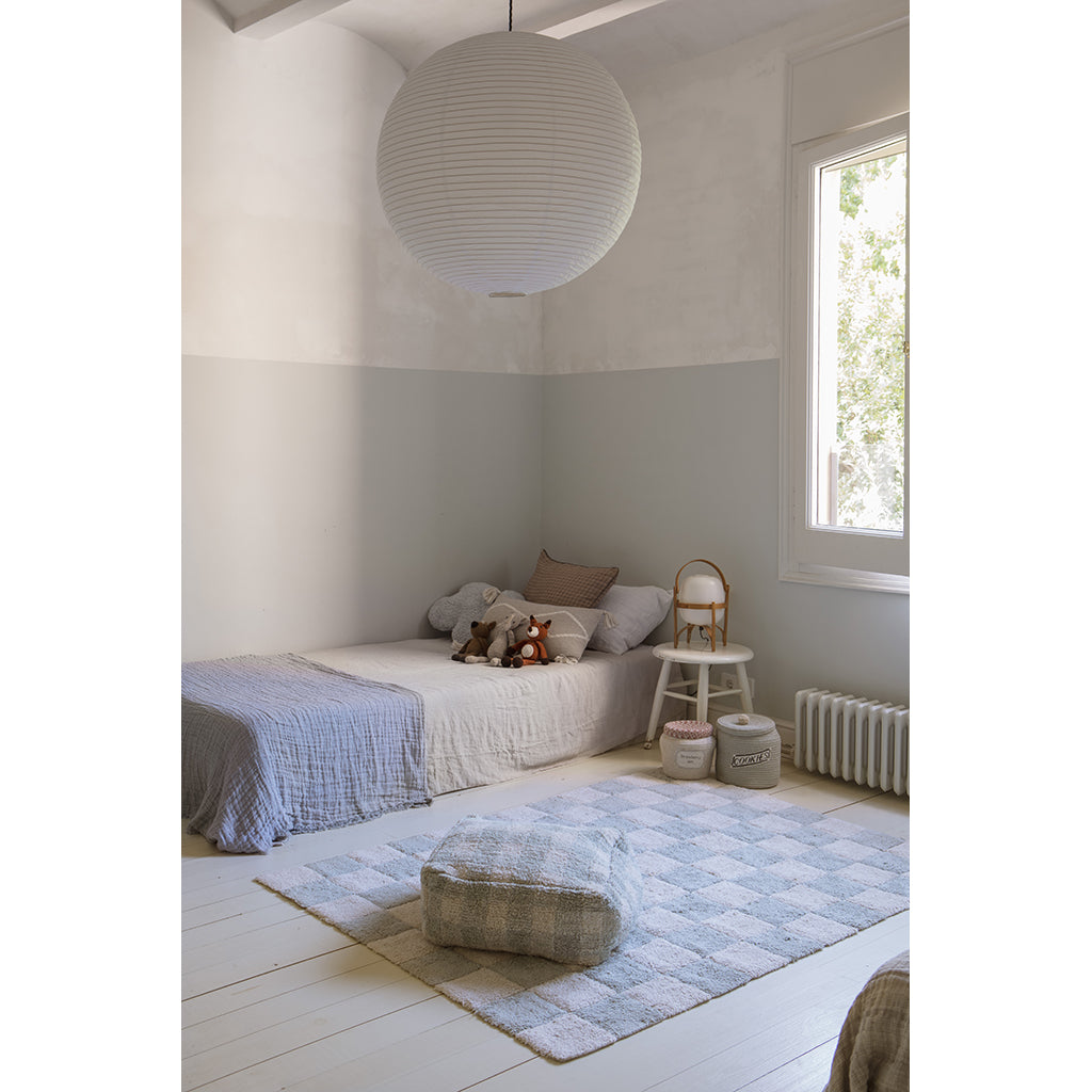 Lorena Canals tvättbar matta, Tiles Blue Sage - flera storlekar.