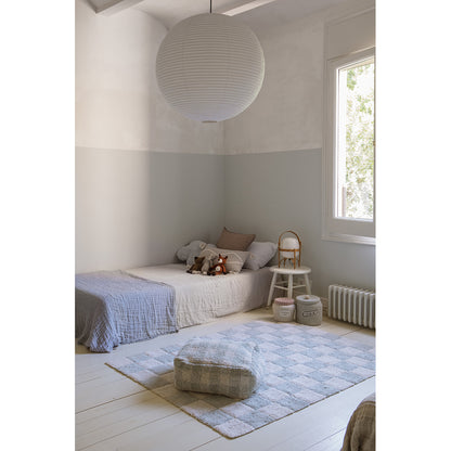 Lorena Canals tvättbar matta, Tiles Blue Sage - flera storlekar.