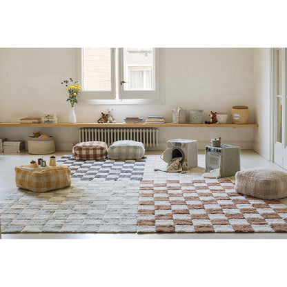 Lorena Canals tvättbar matta, Tiles Blue Sage - flera storlekar.