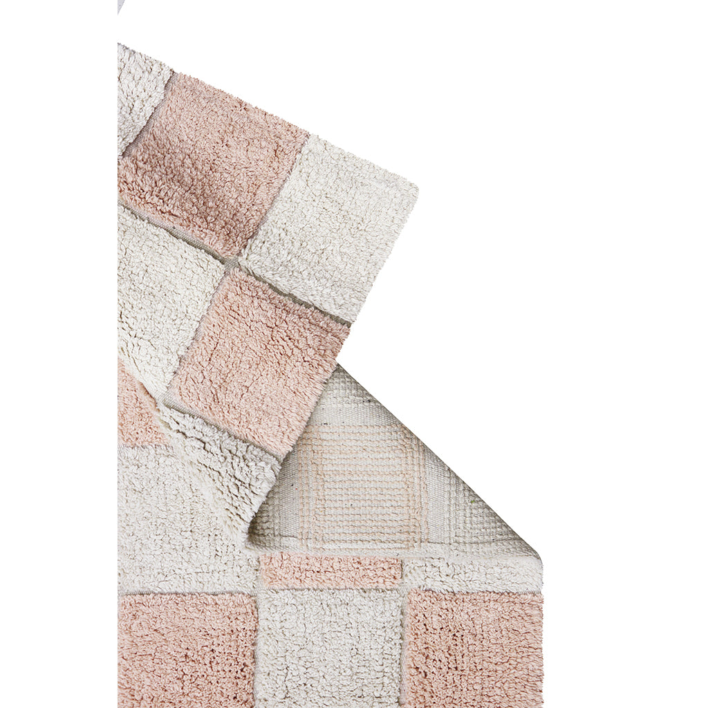 Lorena Canals tvättbar matta, Tiles Rose – finns i flera storlekar.