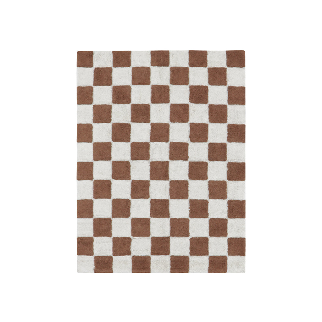 Lorena Canals tvättbar matta, Tiles Toffee – tillgänglig i flera storlekar.