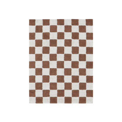 Lorena Canals tvättbar matta, Tiles Toffee – tillgänglig i flera storlekar.
