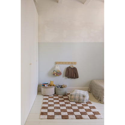 Lorena Canals tvättbar matta, Tiles Toffee – tillgänglig i flera storlekar.