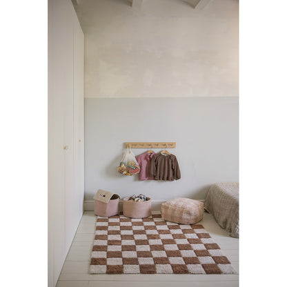 Lorena Canals tvättbar matta, Tiles Toffee – tillgänglig i flera storlekar.