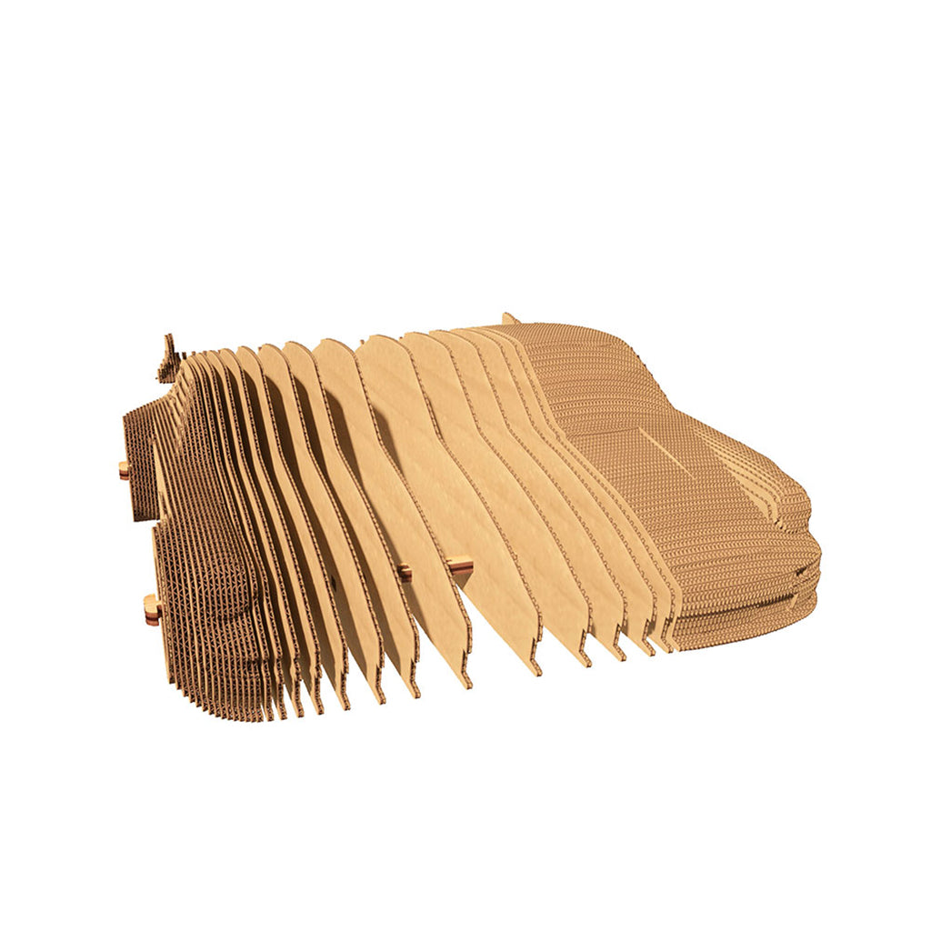 Cartonic 3D pussel, Bygg-själv konstverk i kartong – Porche