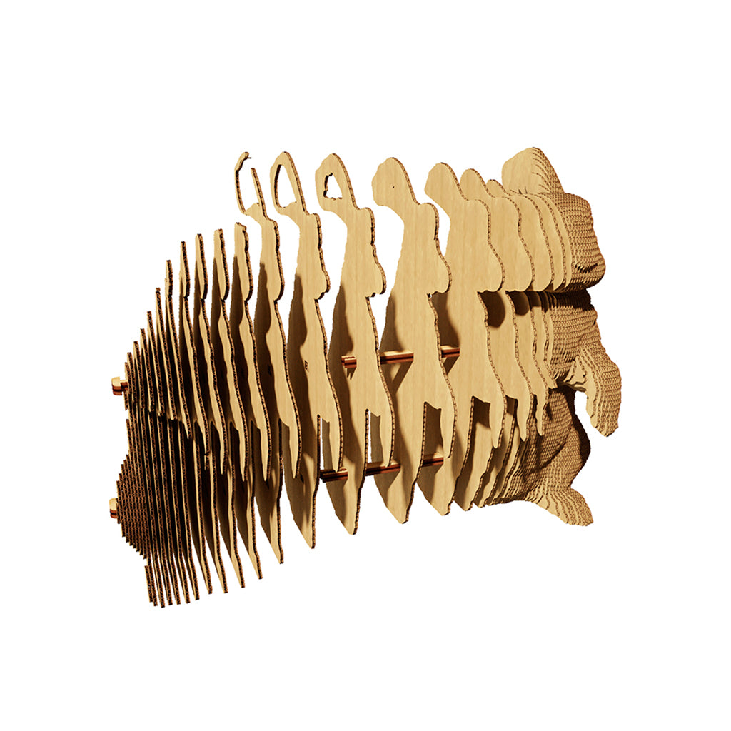 Cartonic 3D-pussel, Bygg själv papperskonstverk - Kanin