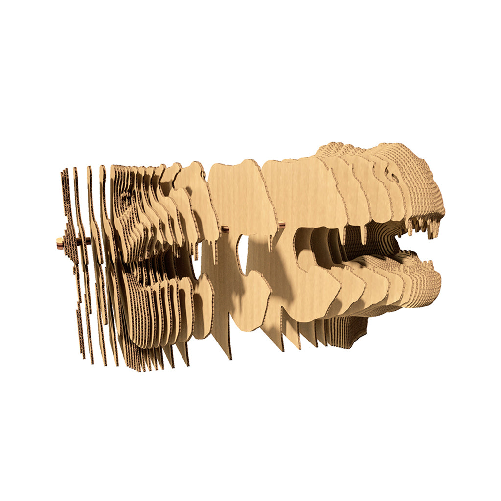 Cartonic 3D pussel, Bygg-själv konstverk i kartong – T-Rex