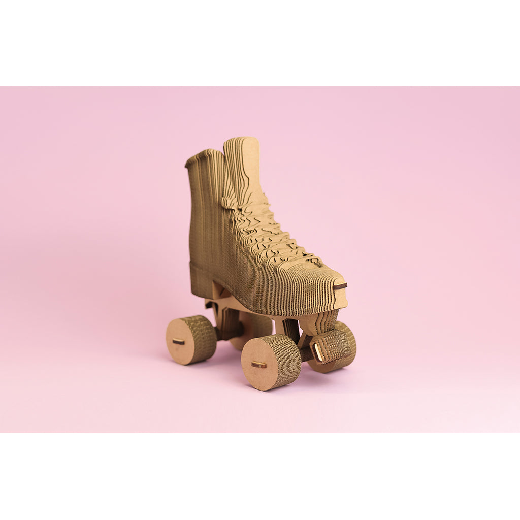 Cartonic 3D pussel, Bygg-själv konstverk i kartong – Rullskridsko