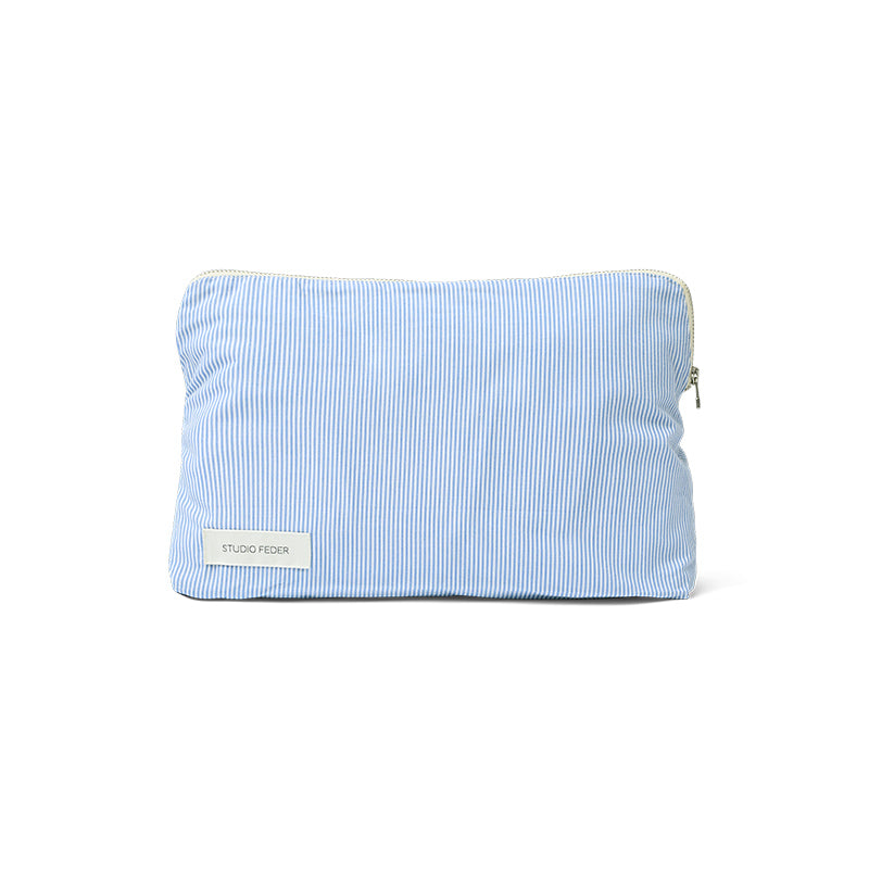 Studio Feder necessär, Celia - Milk Stripe