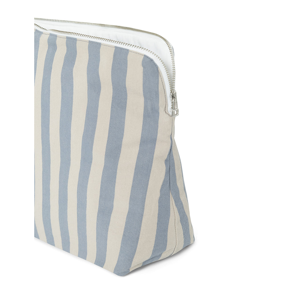 Studio Feder necessär, Celia - Pale blue stripe