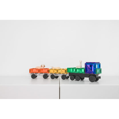 Connetix magnetiskt byggset, Transport Pack, 50 delar - Rainbow