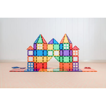 Connetix magnetiskt byggset, Startpaket, 60 delar - Rainbow