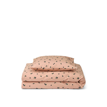 Liewood Carmen babysängkläder med tryck – Mini Berry / Pale tuscany