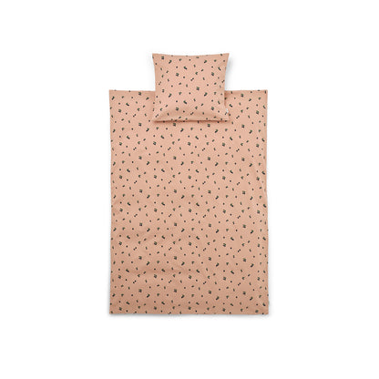 Liewood Carmen babysängkläder med tryck – Mini Berry / Pale tuscany