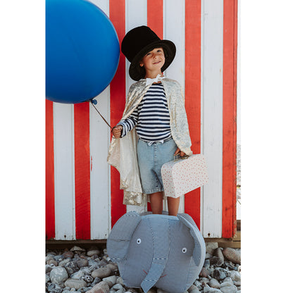 Great Pretenders utklädningskläder, Paljettprinsesskappa, Guld – str. 4–6 år