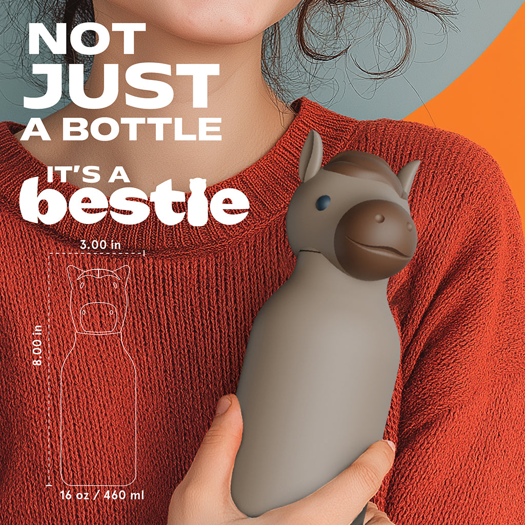 Asobu Bestie Animal termoflaska, 460 ml – Häst