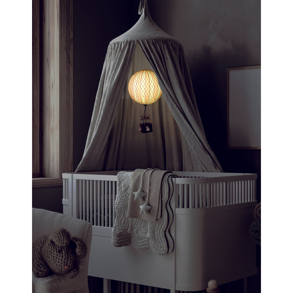 LED Luftballong, Royal Aero blue light - 32 cm