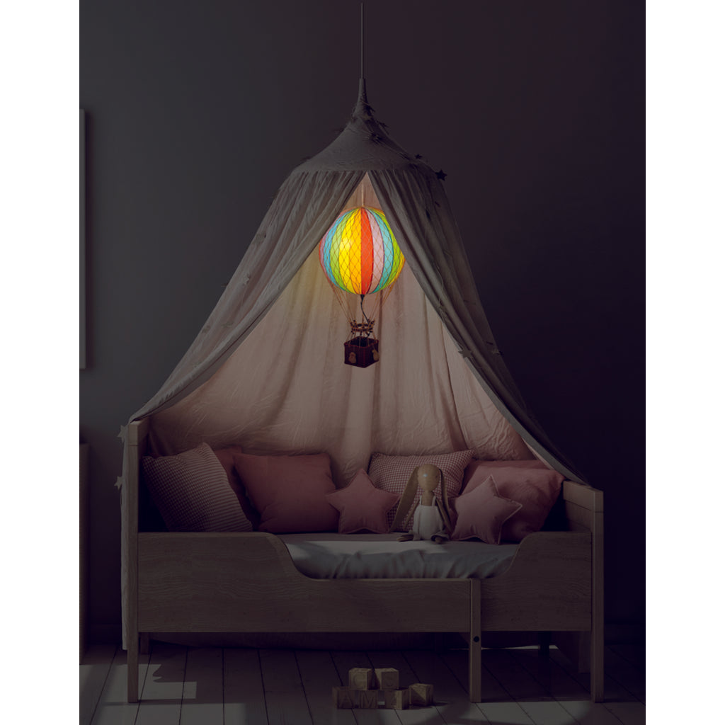 LED Luftballong, Jules Verne Rainbow - 42 cm