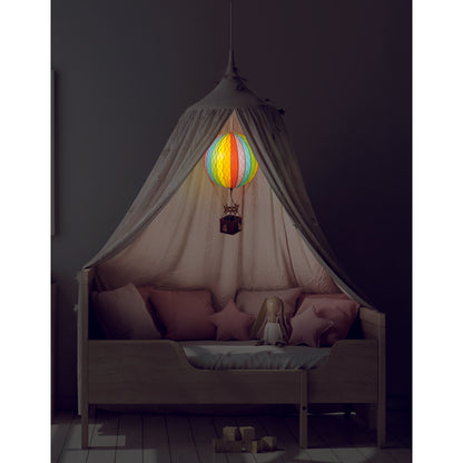 LED Luftballong, Jules Verne Rainbow - 42 cm