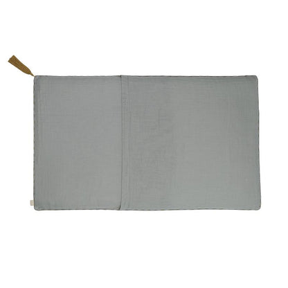 Numero 74 kudde med tofs, 40 x 70 cm - silvergrå