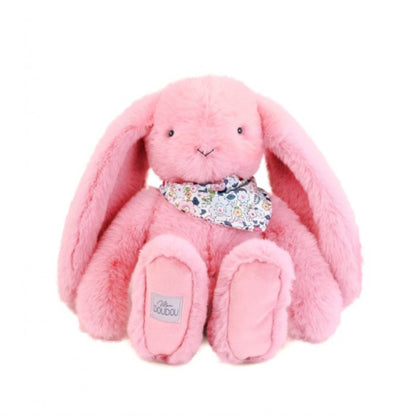 Doudou et Compagnie Blomsterkanin, rosa - 35 cm