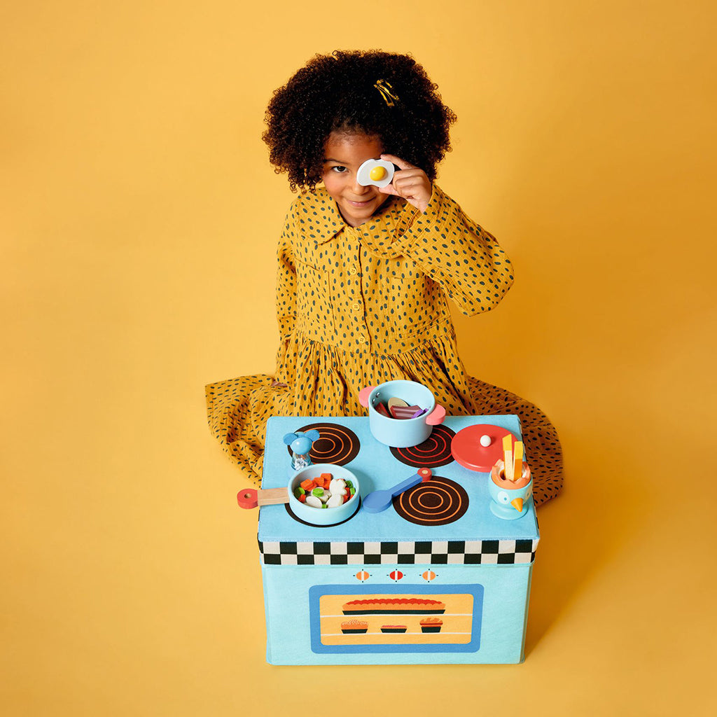 Djeco leksakslåda/pall – Spis