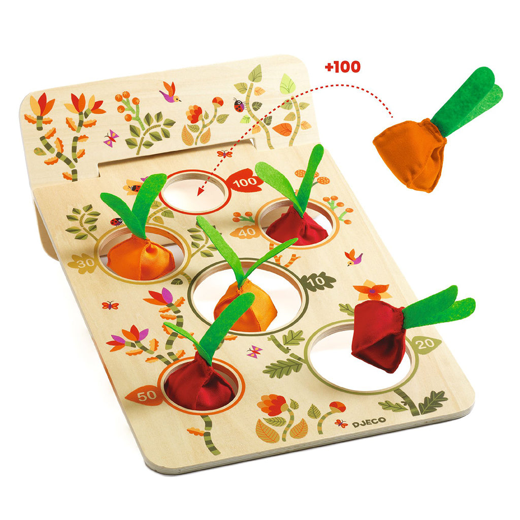 Djeco Spel, Ärtsäckskast - Trädgårdsfest