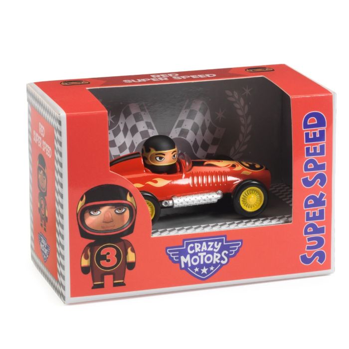 Djeco Crazy Motors, Super Speed - Röd