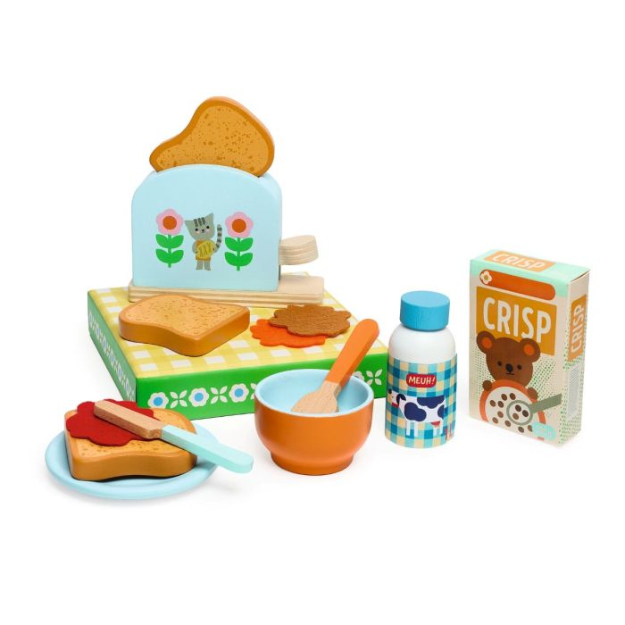Djeco träleksaksmat, P’ti set - Frukost