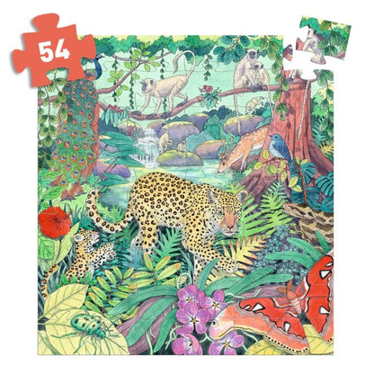 Djeco Silhuet pussel, Jungle – 54 bitar
