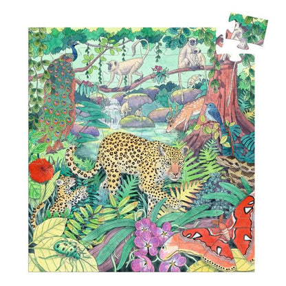 Djeco Silhuet pussel, Jungle – 54 bitar